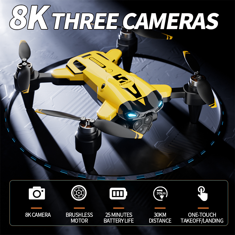 Brushless RC Drone 8K Triple C – обзор и цена Drone Racing Camera