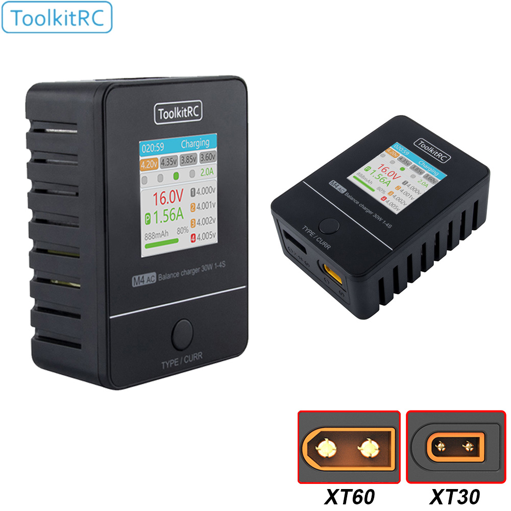 ToolkitRC M4AC 30W LiPO LiFE L – обзор и цена Drone Racing Charger