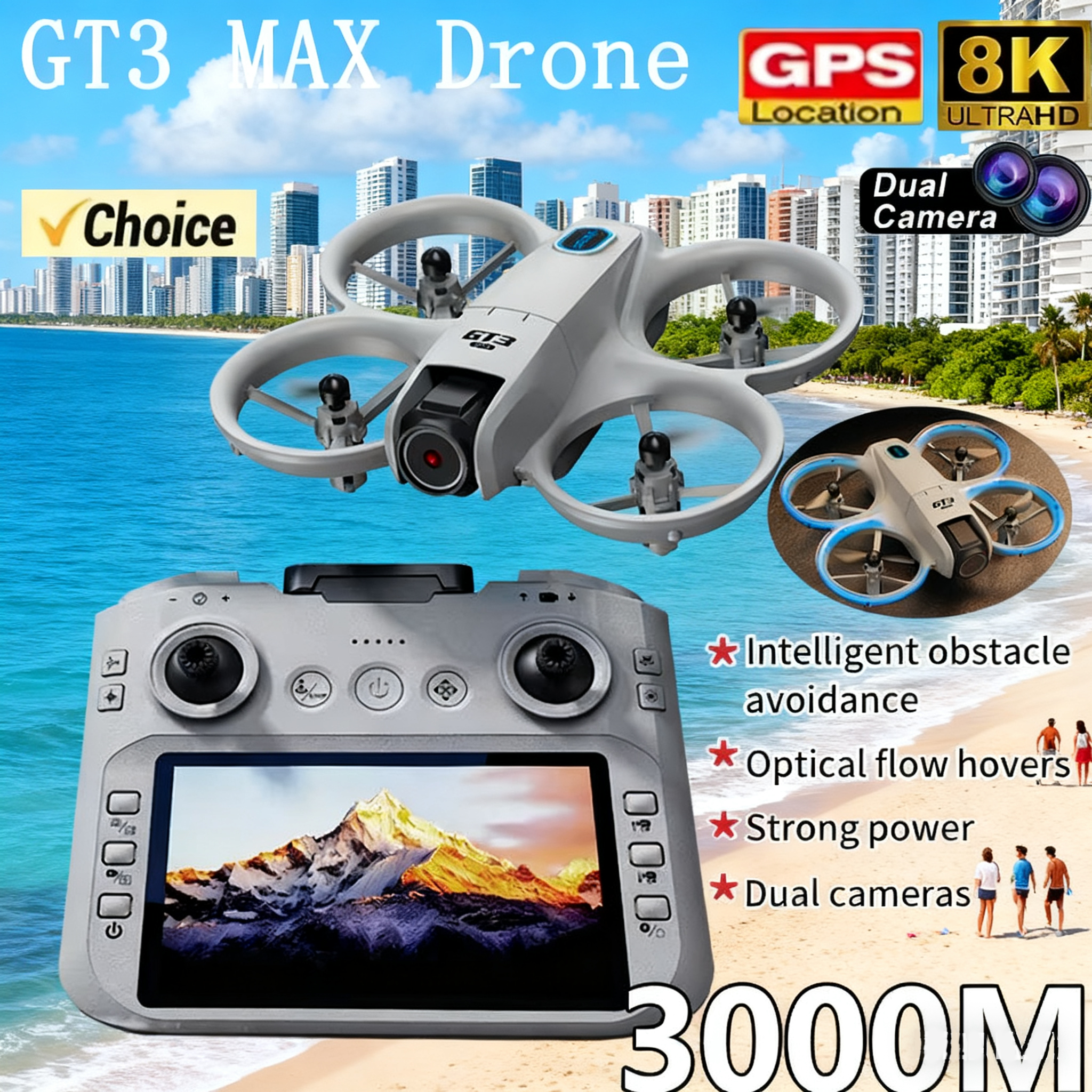 NEW GT3 Drone with HD Dual Cam – обзор и цена Drone Racing Camera